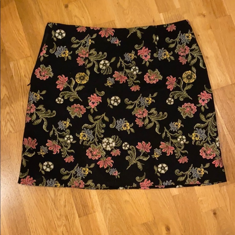 Embroidered Black Mini